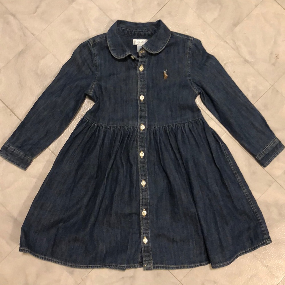 Baby Girl Denim Ralph Lauren Dress